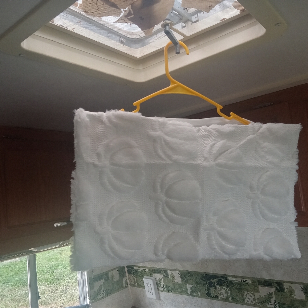 White Textured Towel